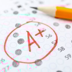 A+ Exam Score