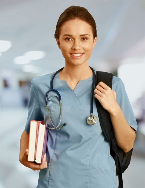 Student with Stethoscope